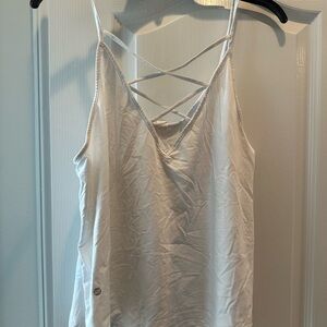 White Strappy Camisole Top